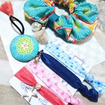 【送料無料】夏まつり♪福袋☆シュシュ＆ヘアタイセットB