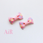 2コセット♡マーガレットリボンのシリコンヘアゴムセット for KIDS&BABY