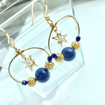 宇宙のフープピアスorノンホールピアス