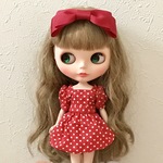 【受注製作】【2点セット】【カラーが選べる】ブライス用ヘアアクセサリーセット