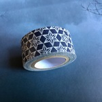藍染風柄マスキングテープ