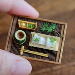 ミニチュア・素麺（竹の器）
