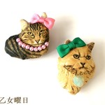 私のペット（猫編）ブローチ◆おしゃれ