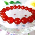 ★生命力パワー★血液強化☆愛の絆☆安産☆子宝★お守り★赤めのう☆レッドアゲート♪　☆１０ｍｍ☆　★１６ｃｍ★