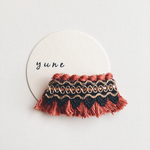バレッタ【darkred fringe】