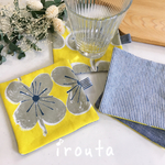 北欧花柄＊コースター4枚セット