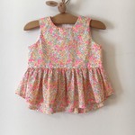 リバティ♡ 2wayペンギンチュニック♡ size120 ベルギー限定のフレッシュ可愛いレモンカードのウィルトシャーで♡ 