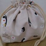 ハンドメイド お弁当袋 No.6 おにぎり＆野菜