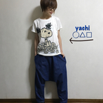 Unisex denim sarrouel pants⭐️前後ポケット付き