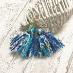 ミックスタッセル ピアス  sea