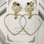 ハート♡ビジューピアス