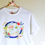 もようくらげのおやこTシャツ