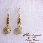 ホワイトstoneピアス