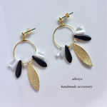モノトーンダガーピアス/イヤリング