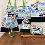 入園入学準備、乗り物柄5点セット（限定品）