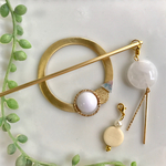 再再販♡2way♡べっ甲マジェステ    ホワイト