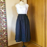 リネンティアードギャザースカート