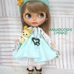 ＊爽やかストライプのワンピ♪コーディネート９点セット　＊blythe outfit＊ブライス＊　 ブライスアウトフィット ＊