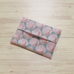 リバティ＊ポケットティッシュケース　ピーコックス