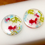 金魚 ピアス/イヤリング