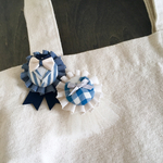 ｄｒｅｓｓ ＊ white×blue