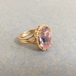 🌸スワロフスキー・ヴィンテージローズ リング