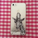 ハリネズミのiPhone5(s)ケース（キリン）