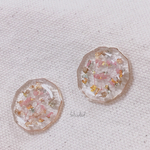 かすみ草蕾ピアス