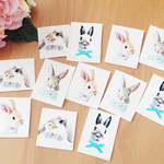 写真全部セット★うさぎ布シール☆コラージュにもＯｋ！1