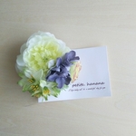 natural whiteコサージュ