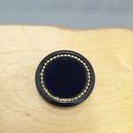 25ｍｍ　ベルベットボタン☆ゴールドリング☆