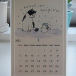 猫カレンダー（卓上タイプ）