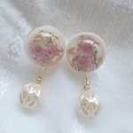 white earring