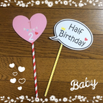 バースデープロップス＊誕生日＊ベビーフォト＊出産祝い＊マタニティフォト＊ハーフバースデー＊記念日フォトに