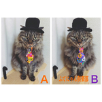 ハロウィンネクタイ猫ちゃんの首輪