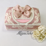カルトナージュ風ウェットティッシュケース☆ピンク☆再販3