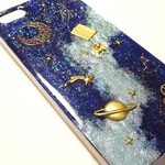 ☆iPhone5 5S用～ユニコーン～宇宙塗りiPhoneケースカバー☆
