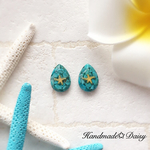 turquoise✩ヒトデ ピアス