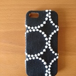 *受注製作*ミナペルホネン*タンバリン*チャコール*mina perhonen*iPhoneケース*iPhoneカバー*スマホケース*スマホカバー