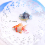 再販×2涼しげ金魚ブローチ
