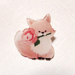 【オーダー品】きつねのブローチ