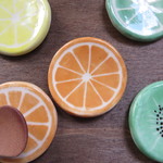 ジューシーな箸置き　オレンジ
