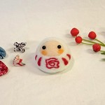 💮花まる  だるまさん（白）💮