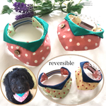 再販✨大人気❣️リバーシブル♡犬用いちごちゃんバンダナ 小型 S&M