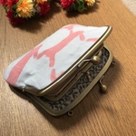 親子がま口財布＊ミナペルホネン＊runrunrun ピンク