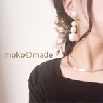 ビッグパールゴロンピアス【イヤリング変更可】