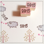 再販＜年賀にも＞ひつじスタンプ＆2015スタンプ
