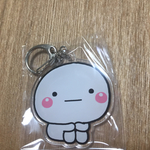アクリルキーホルダー☆しろまる☆送料無料