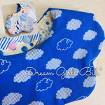 ❁空と海のリバーシブルもくもくbib❁