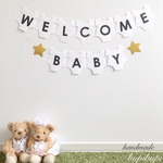モノトーンwelcomebabyガーランド